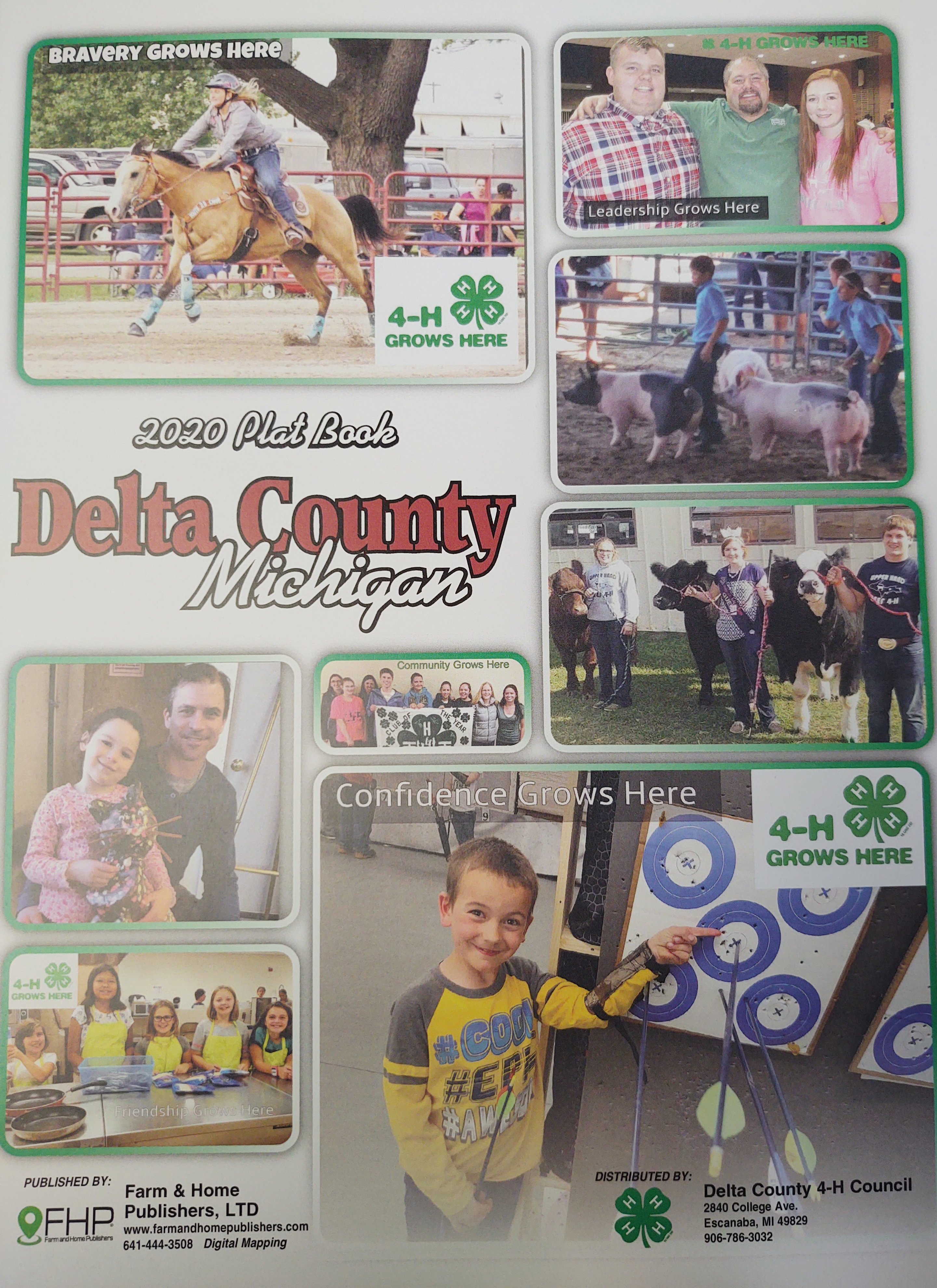 Delta County 2020 Plat Book Cover